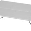 Outdoor Camping Foldable Table, Aluminum Alloy Portable Table for Picnics, Fishing, and Home Use, Compact Lightweight Camping Furniture, Silver
