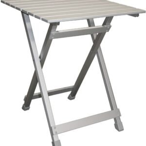 Quick-Fold Camping Table Made with Weather-Resistant Aluminum