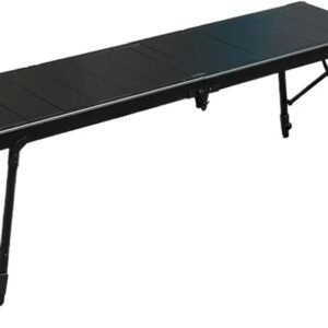 Compatible for  Outdoor Camping Table 6 Unit Portable Aluminum Alloy Super Lightweight Foldable Barbecue Picnic