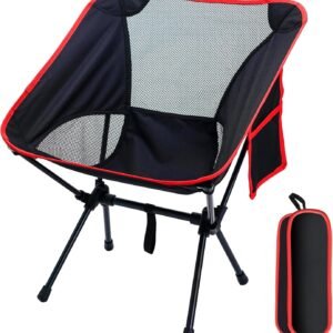 Backpacking Chair, Camping Chairs for Adults, Foldable Portable Chair for Outside Camp Sports Beach Travel Hiking